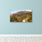 Hart van de Andes (Zuid-Amerikaans landschap) Canvas Afdruk (Insitu (Houten vloer))