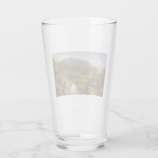 Hart van de Andes (Zuid-Amerikaans landschap) Glas (Achterkant)