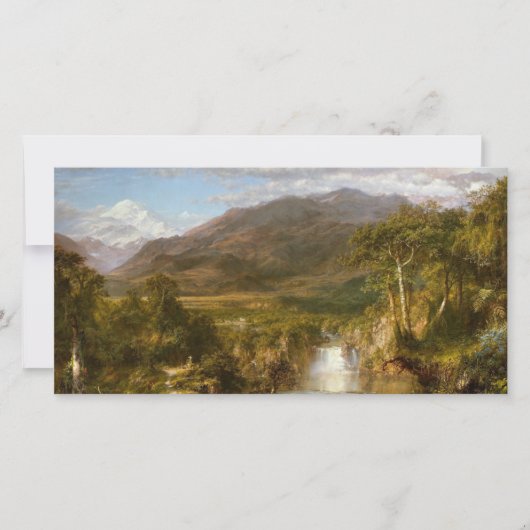 Hart van de Andes (Zuid-Amerikaans landschap) Kaart (Voorkant)