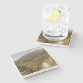 Hart van de Andes (Zuid-Amerikaans landschap) Stenen Onderzetter (Zijkant)