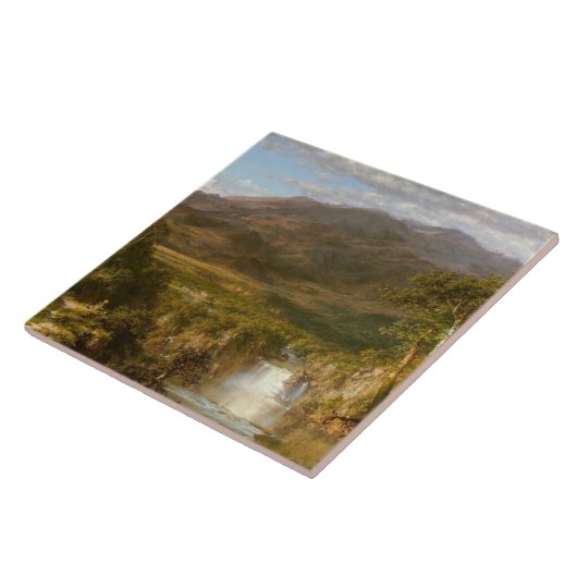 Hart van de Andes (Zuid-Amerikaans landschap) Tegeltje (Zijkant)