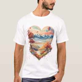 Hart van de berg T-Shirt - Liefde ontmoet Adventus