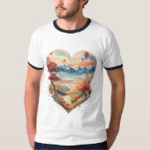 Hart van de berg T-Shirt - Liefde ontmoet Adventus (Voorkant)