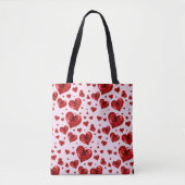 hart van de canvas tas (Voorkant)
