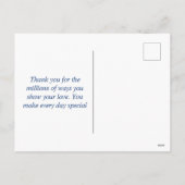 Hart van de Dolfijnen van de Valentijnsdag het Feestdagenkaart (Achterkant)