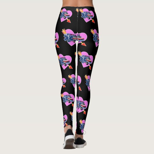 hart van de EMS Emergency Care    Leggings (Achterkant)