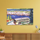 Hart van de Evergreen Playground Canvas Afdruk (Insitu (Woonkamer))