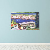 Hart van de Evergreen Playground Canvas Afdruk (Insitu (Houten vloer))