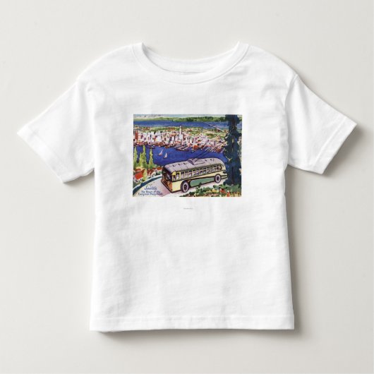 Hart van de Evergreen Playground Kinder Shirts (Voorkant)