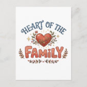 Hart van de Familie Bloemhart Briefkaart (Voorkant)