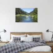 Hart van de Feather River Triptiek Wall Art Canvas Afdruk (Insitu (Slaapkamer))