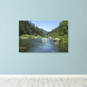 Hart van de Feather River Triptiek Wall Art Canvas Afdruk (Insitu (Houten vloer))