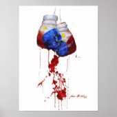 Hart van de Filippijnse arrior Poster (Voorkant)