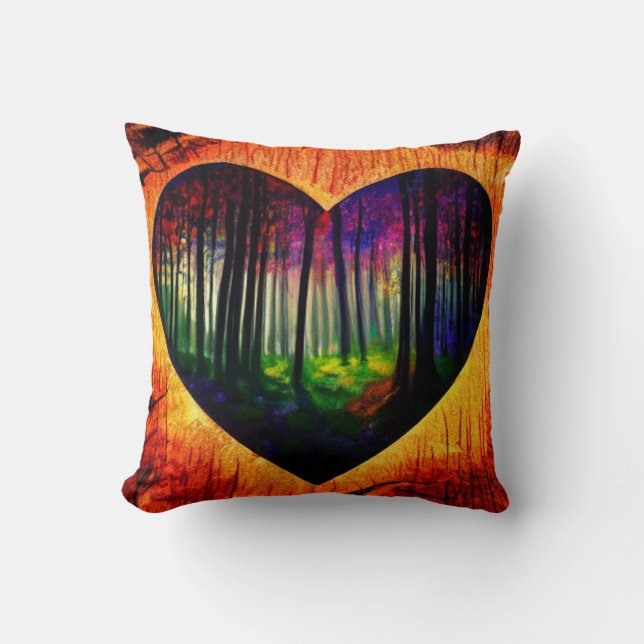 Hart van de Forest Pillow Kussen (Voorkant)