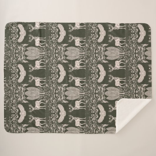 Hart van de Forest Sherpa Blanket Deken (Voorkant (horizontaal))