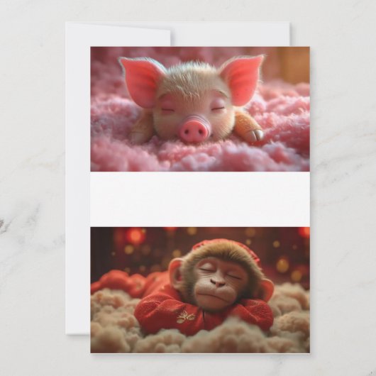 Hart van de Gletsjer: Polar Charm Wedding Invitati Kaart (Achterkant)