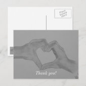 Hart van de Handen Briefkaart (Voorkant / Achterkant)