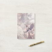 Hart van de herfst Fairy Vampire Gothic Art Post-it® Notes (Op bureau)