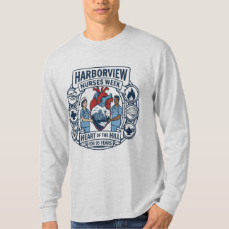 Hart van de Heuvel Lange Mouwen (Ontwerp A) T-shirt