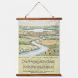 Hart van de Highlands Hangend Wandkleed