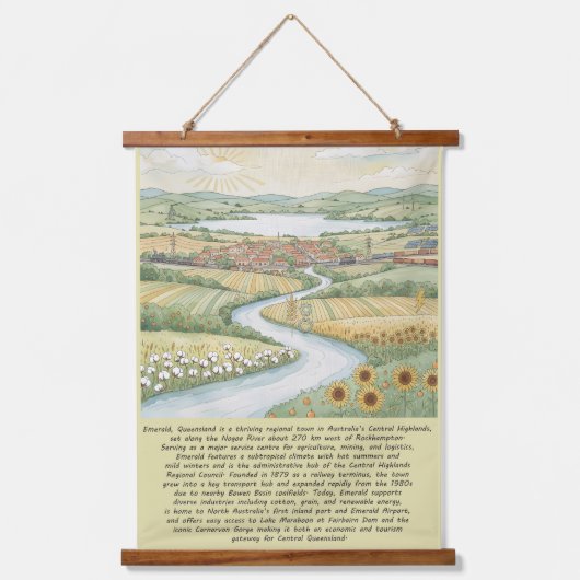 Hart van de Highlands Hangend Wandkleed (Voorkant)
