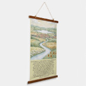 Hart van de Highlands Hangend Wandkleed (Gebogen)