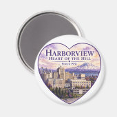 Hart van de Hill Magnet (ontwerp B) (Voorkant / Achterkant)