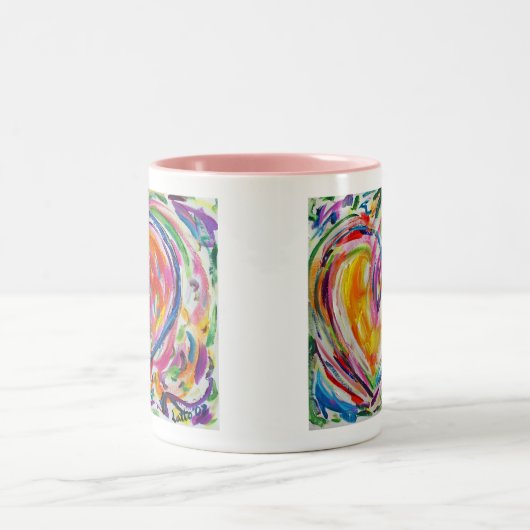 Hart van de Joy-Mok Tweekleurige Koffiemok (Center)