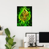 Hart van de Jungle Poster (Thuiskantoor)
