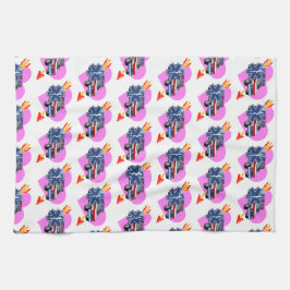 Hart van de keukenhanddoek voor noodhulp van he