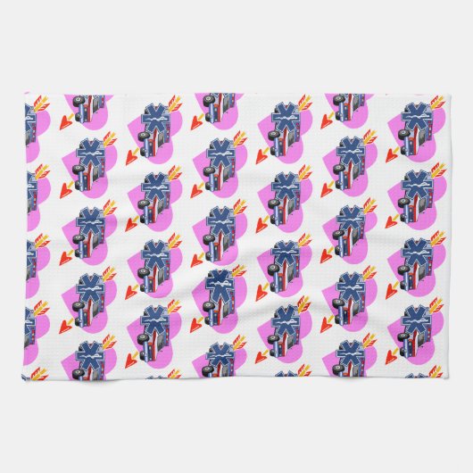 Hart van de    keukenhanddoek voor noodhulp van he (Horizontaal)