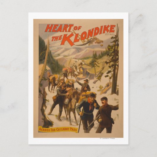 Hart van de Klondike - Over de kinderpas Briefkaart (Voorkant)