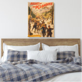 Hart van de Klondike - Over de kinderpas Canvas Afdruk (Insitu (Slaapkamer))