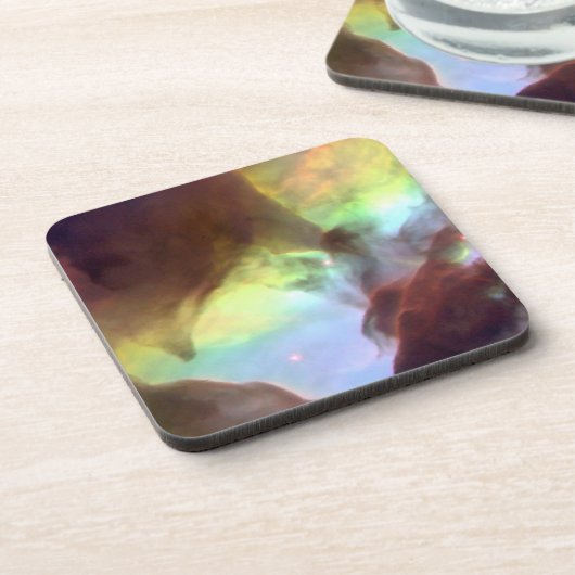 Hart van de Lagoon Nebula Bier Onderzetter (Linkerzijde)