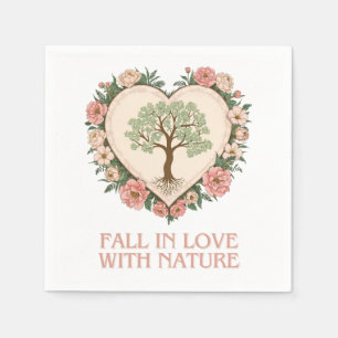 Hart van de liefde van Natuur Servet