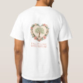 Hart van de liefde van Natuur T-shirt (Achterkant)