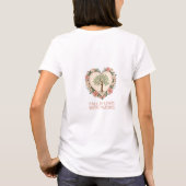 Hart van de liefde van Natuur T-shirt (Achterkant)