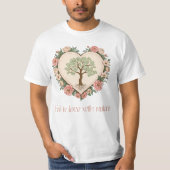 Hart van de liefde van Natuur T-shirt (Voorkant)