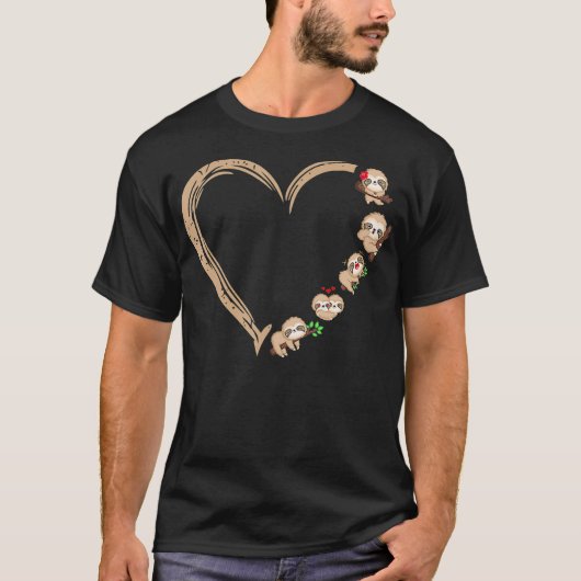 Hart van de luie, luie Slote T-shirt (Voorkant)