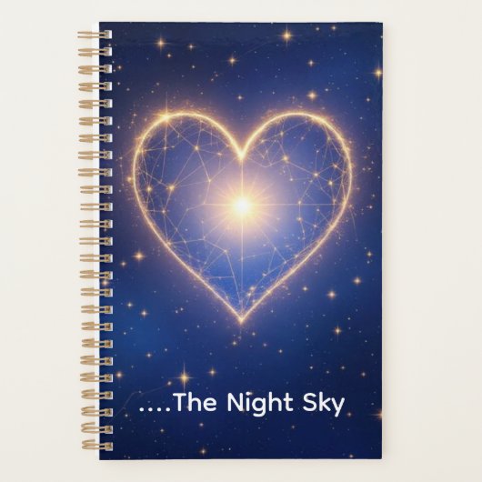 Hart van de Nachtelijke Hemel Planner (Voorkant)