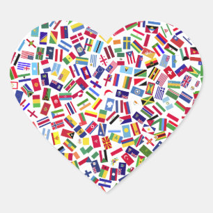 hart van de naties - stickers