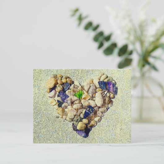 hart van de natuur briefkaart (Staand voorkant)