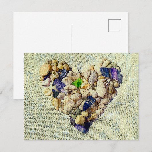 hart van de natuur briefkaart (Voorkant / Achterkant)