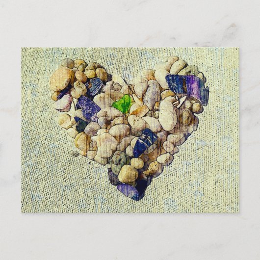 hart van de natuur briefkaart (Voorkant)