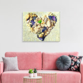 hart van de natuur canvas afdruk (Insitu (Woonkamer))