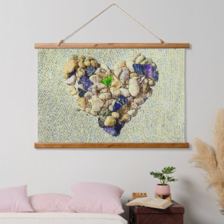 hart van de natuur hangend wandkleed