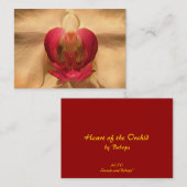 Hart van de Orchid ATC Visitekaartje (Voorkant / Achterkant)