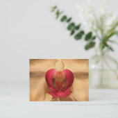 Hart van de Orchid ATC Visitekaartje (Staand voorkant)