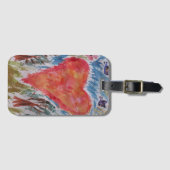 Hart van de planeet bagagelabel (Voorkant (horizontaal))