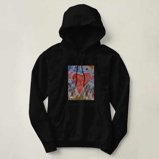 Hart van de Planet Hoodie (Design voorkant)